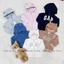 babyG.@.P 0/3-3/6M Áo khoác nỉ có mũ khoá kéo cho bé
