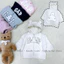 babyG.@.P 0/3-3/6M Áo khoác nỉ có mũ khoá kéo cho bé