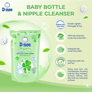 Combo 12 Nước rửa bình sữa D-nee Organic 550ML