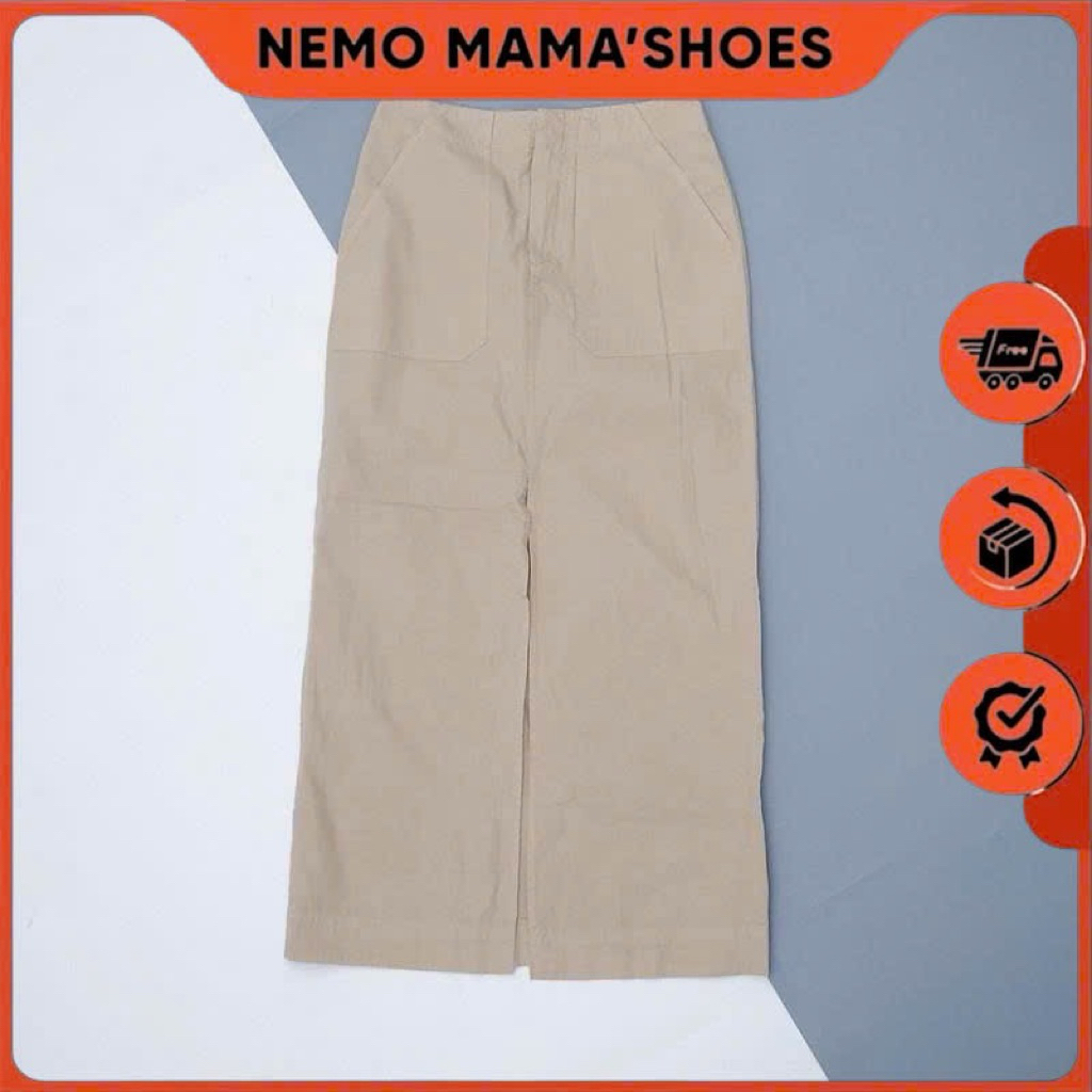Rag & Bone Chân váy kaki dáng dài – thanh lịch, dễ phối đồ (Q251115021)