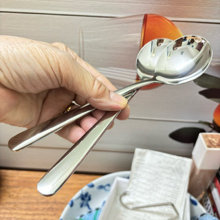 Thìa Inox 304 Gía Trị Cao Size 18cm Miệng Tròn Lòng Sâu Hàng Nhập (x18)Thép Không Rỉ Siêu Dày Đẹp
