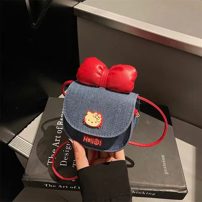Túi Mini Hello Kitty Đeo Chéo Cho Bé Gái – Túi Đeo Vai Hoạt Hình Dễ Thương Phong Cách Hàn Quốc