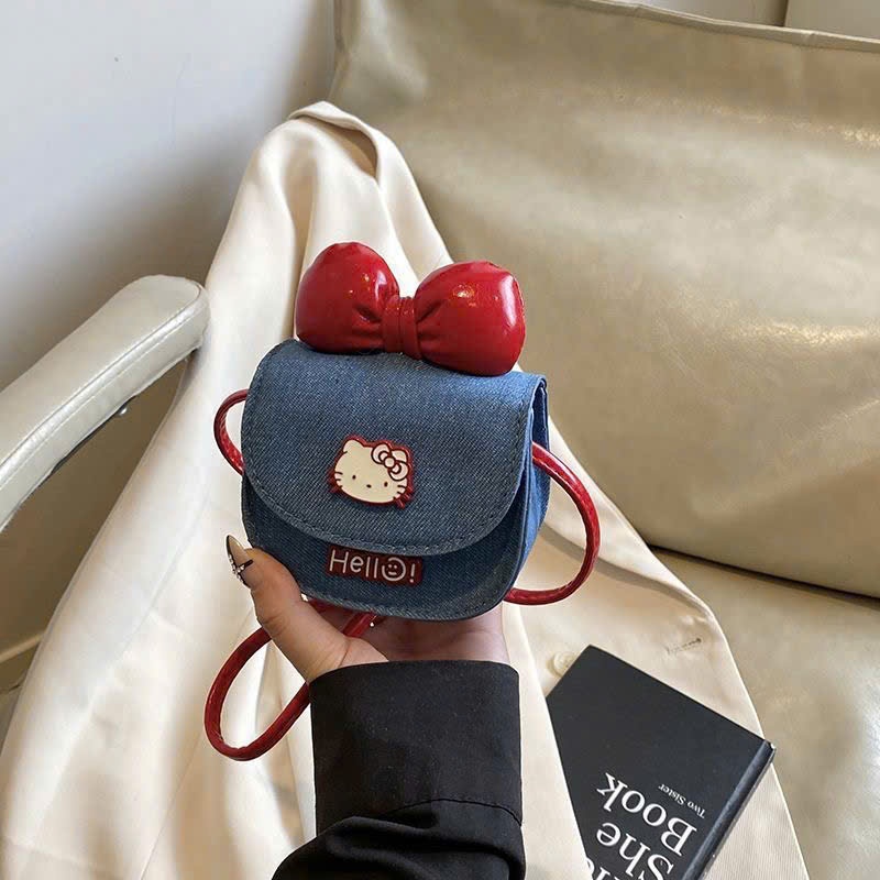 Túi Mini Hello Kitty Đeo Chéo Cho Bé Gái – Túi Đeo Vai Hoạt Hình Dễ Thương Phong Cách Hàn Quốc