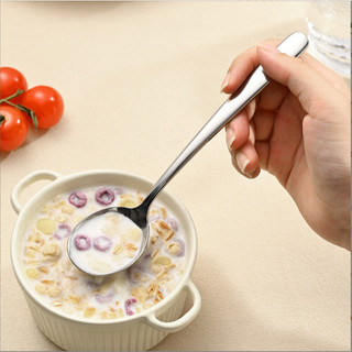 Thìa Inox 304 Gía Trị Cao Size 18cm Miệng Tròn Lòng Sâu Hàng Nhập (x18)Thép Không Rỉ Siêu Dày Đẹp