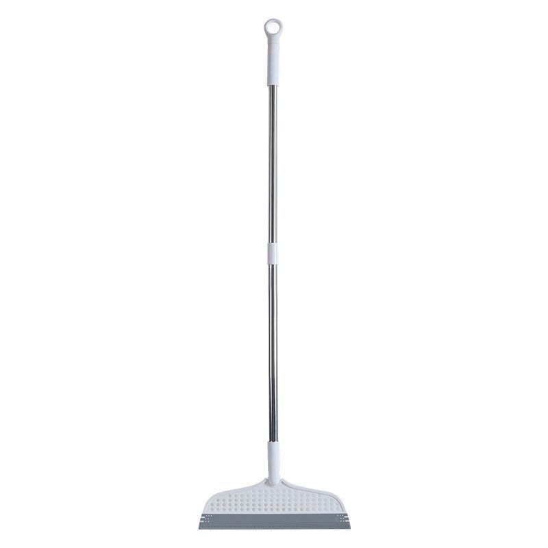 Cây Gạt Nước Cán Dài Inox Đầu TPR Mềm – Gạt Sạch Sàn Nhà, Nhà Tắm, Kính, Lau Nhanh Không Đọng Nước
