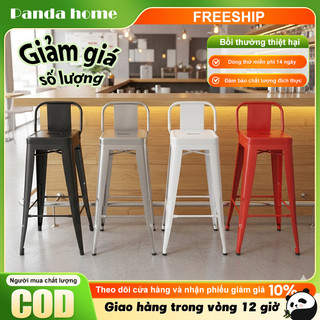 Ghế Quầy Bar Cao Cấp Bằng Sắt Sơn Tĩnh Điện Chống Gỉ Chịu Lực Tốt Cho Góc Ăn Quán Cafe Nhà Hàng