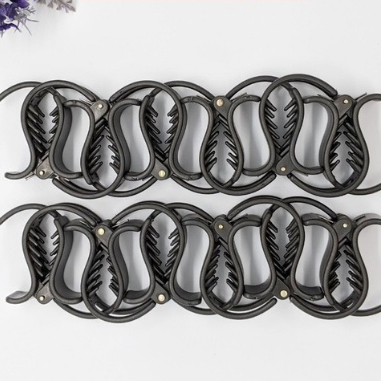 Kẹp tóc NOVSET Kẹp tóc càng cua 3 răng và 5 răng , phong cách hàn quốc [set 12cái ]