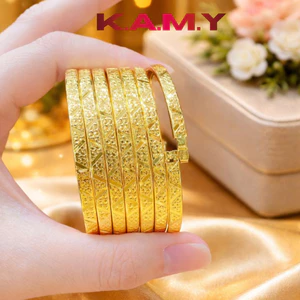 Bộ Ximen 7 Chiếc Mạ Vàng Khóa Lưỡi Gà – Sang Trọng Khắc Họa Tiết Cao Cấp Đeo Cưới, Đi Tiệc