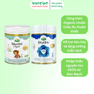 Sữa Arla Baby&Me Organic A2 HMO Đan Mạch Tiêu Hóa Tốt Tăng Cường Đề Kháng Hộp Thiếc 600g
