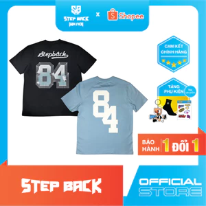 Áo Phông Stepback Tshirt 84 (Màu Xanh, Màu đen) - Áo phông thể thao