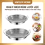 Set Khay Kèm Vỉ Lưới Lọc Dầu Chất Liệu Inox 304 Cao Cấp Size 20-22, Đựng Thực Phẩm, Đồ Ăn