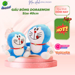 Gấu bông Doremon mặt cười dễ thương 40cm