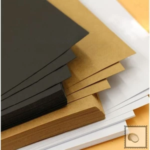 5 bìa kraft 250 gsm, bìa kraft nâu dày 2mm, bìa màu 160gsm, bìa đen trắng....làm thiệp, trang trí Scrapbook, Lovebox