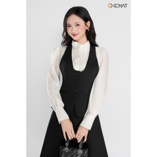 Set Đồ Nữ 𝐂𝐂𝐇𝐀𝐓 Gile Dáng Ôm Xòe Nura Chất Liệu Tuytsi Cao Cấp 25BDS2011XT
