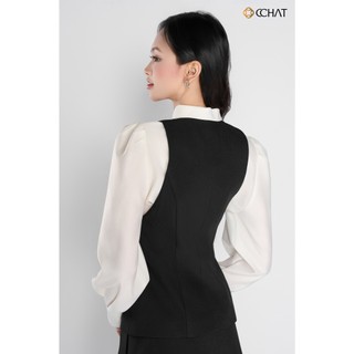 Set Đồ Nữ 𝐂𝐂𝐇𝐀𝐓 Gile Dáng Ôm Xòe Nura Chất Liệu Tuytsi Cao Cấp 25BDS2011XT