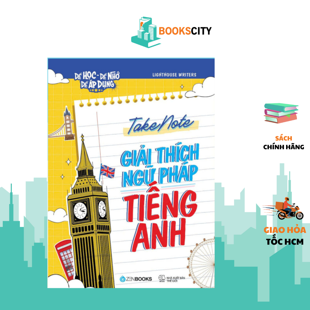 Sách - IELTS Writing Journey - From Basics To Band 6.0+ Takenotes giải thích ngữ pháp tiếng anh (Lẻ tùy chọn)