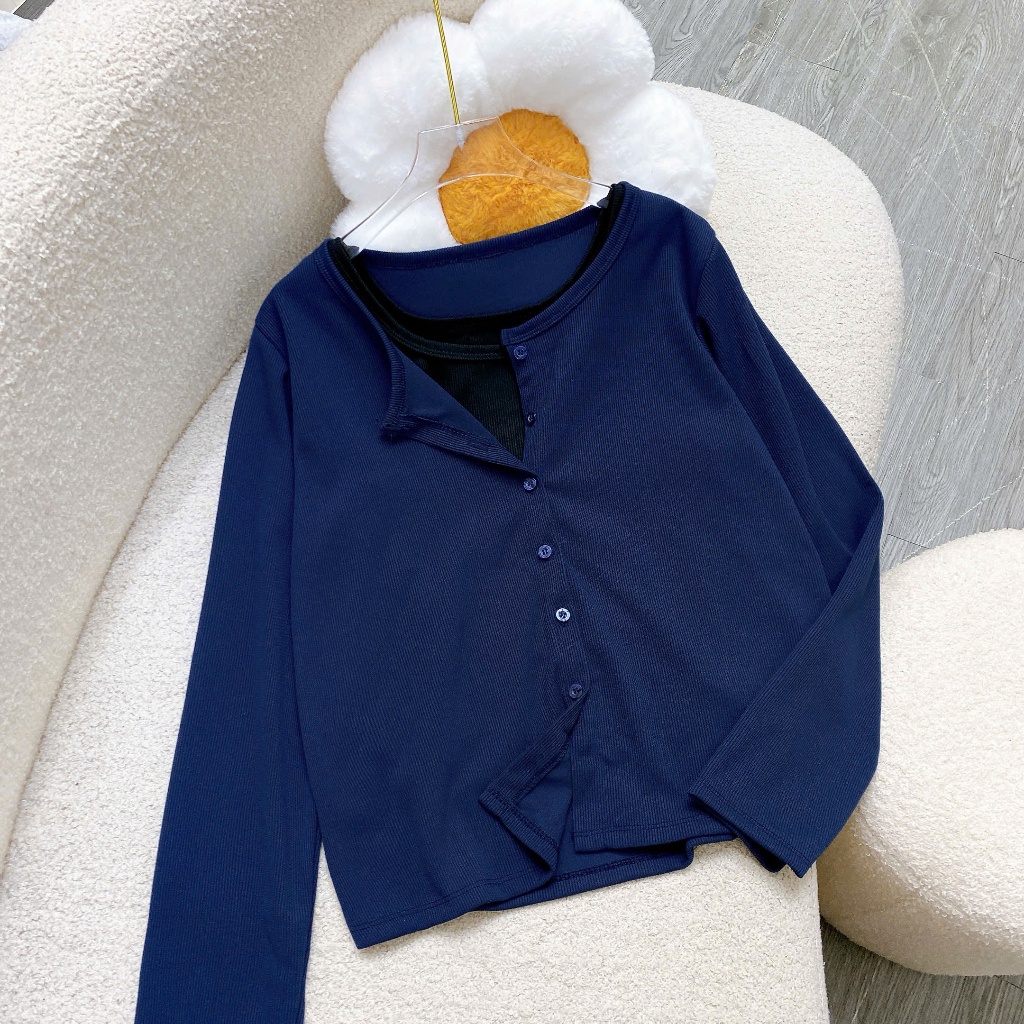 SET Áo Khoác Cardigan Bigsize Nữ + Áo Ba Lỗ Bên Trong – Mặc Là Gọn Dáng A310+G245