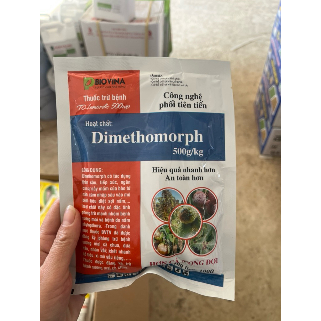 Dimethomorph 500wp Hơn cả mong đợi, phòng trừ sương mai