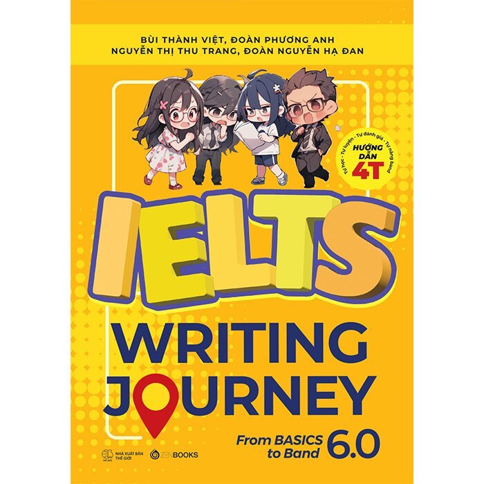 Sách - IELTS Writing Journey - From Basics To Band 6.0+ Takenotes giải thích ngữ pháp tiếng anh (Lẻ tùy chọn)