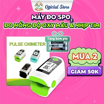 Máy đo nồng độ oxy trong máu (SPO2), đo nhịp tim Tanaka X1805 - Chính xác, dễ sử dụng - Kèm pin