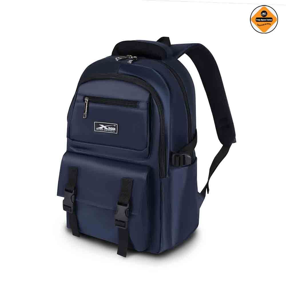 Balo Đi Học Xbags DARK BLUE XB 3202 Chống Nước - Balo Cho Cấp 2, Cấp 3 Siêu Bền, Nhiều Ngăn Chứa, Đựng Laptop 15.6 Inch!