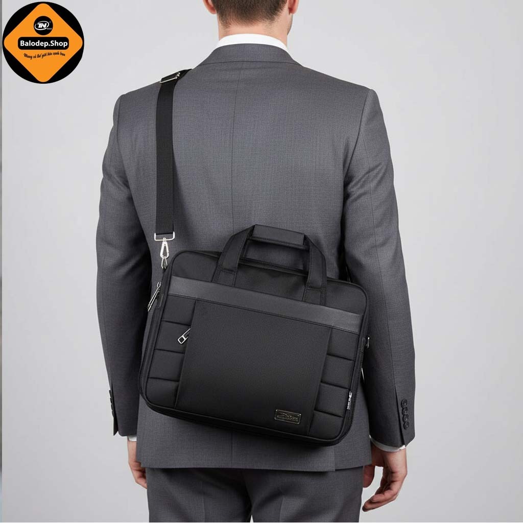 Cặp Laptop Doanh Nhân Cao Cấp Xbags Expand Pro Xb 4002 - Nới Rộng Thông Minh, Chuẩn Phong Thái Sếp!