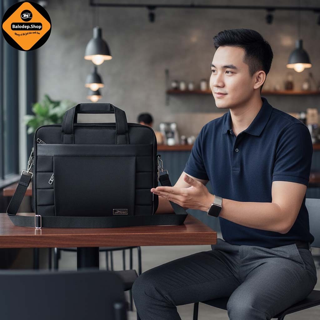 Cặp Laptop Doanh Nhân Cao Cấp Xbags Expand Pro Xb 4002 - Nới Rộng Thông Minh, Chuẩn Phong Thái Sếp!