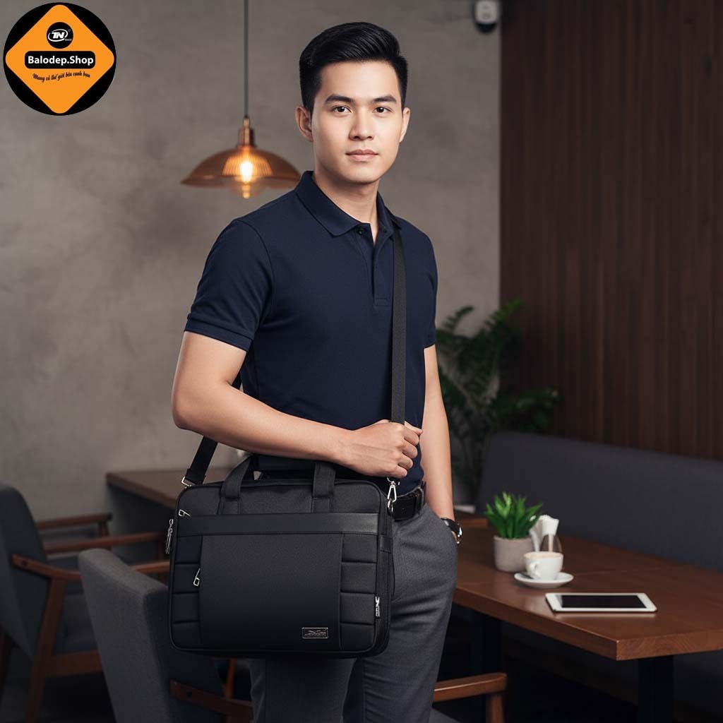 Cặp Laptop Doanh Nhân Cao Cấp Xbags Expand Pro Xb 4002 - Nới Rộng Thông Minh, Chuẩn Phong Thái Sếp!