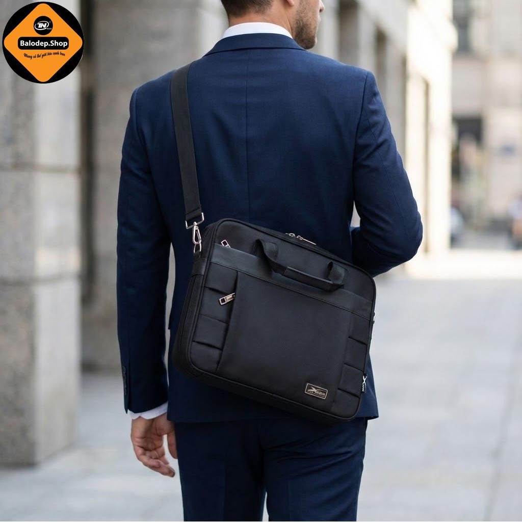 Cặp Laptop Doanh Nhân Cao Cấp Xbags Expand Pro Xb 4002 - Nới Rộng Thông Minh, Chuẩn Phong Thái Sếp!