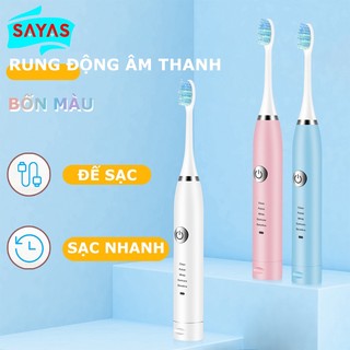 Bàn Chải Điện Đánh Răng Tự Động 5 Chế Độ, Đánh Răng, Đánh Bóng, Làm Trắng Và Chăm Sóc Răng Toàn Diện Bảo