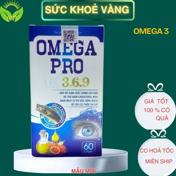 Omega Pro 369, Omega 3-6-9, viên uống Omega cho mắt, Omega hỗ trợ tim mạch, bổ sung Omega mỗi ngày