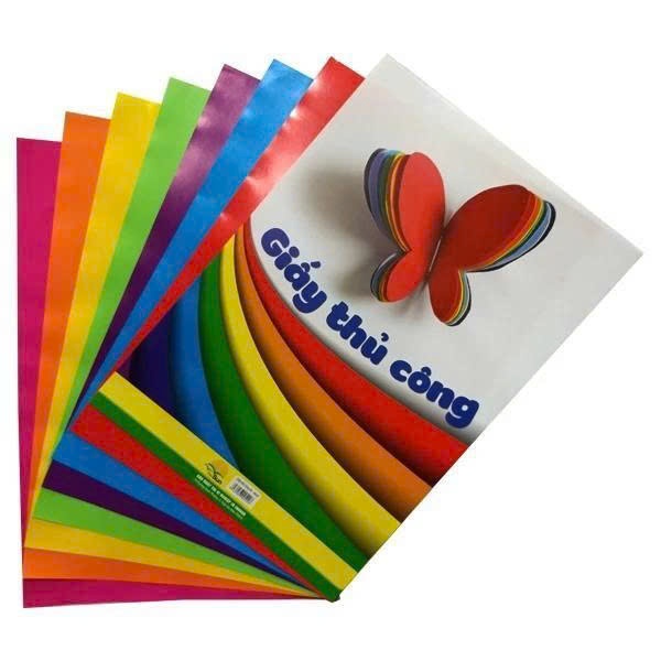 Giấy Thủ Công Decal 12 Màu A4 - The Sun