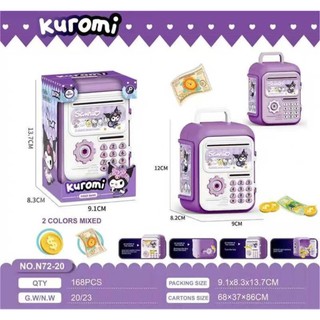 Đồ Chơi Ống Đựng Tiền, Két Nhựa Tiết Kiệm Hoạ Tiết Đáng Yêu Hoạt Hình Capypara,Kurumi Cho Các Bé