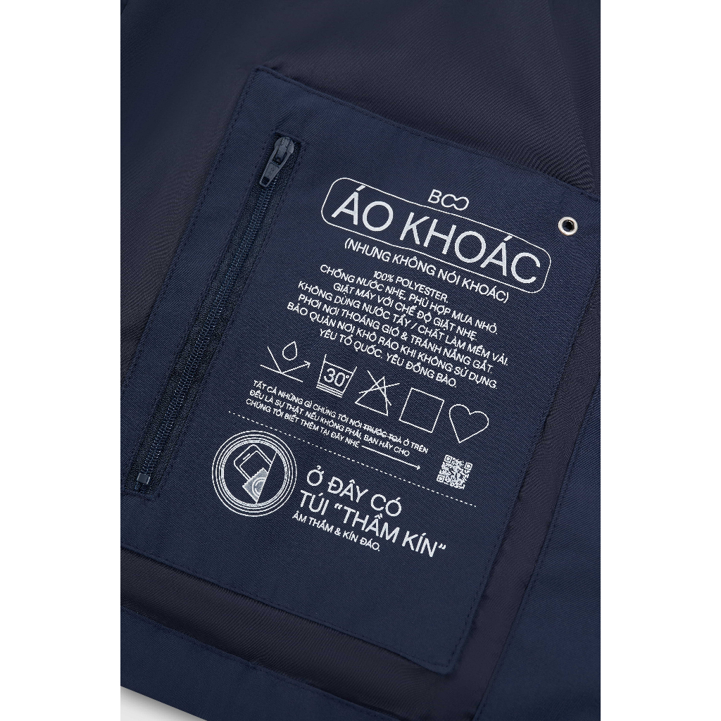Áo Khoác Gió BOO In Logo Cá Tính Form Rộng Cản Gió Chống Nước Dành Cho Nam Nữ Chất Liệu Cao Cấp