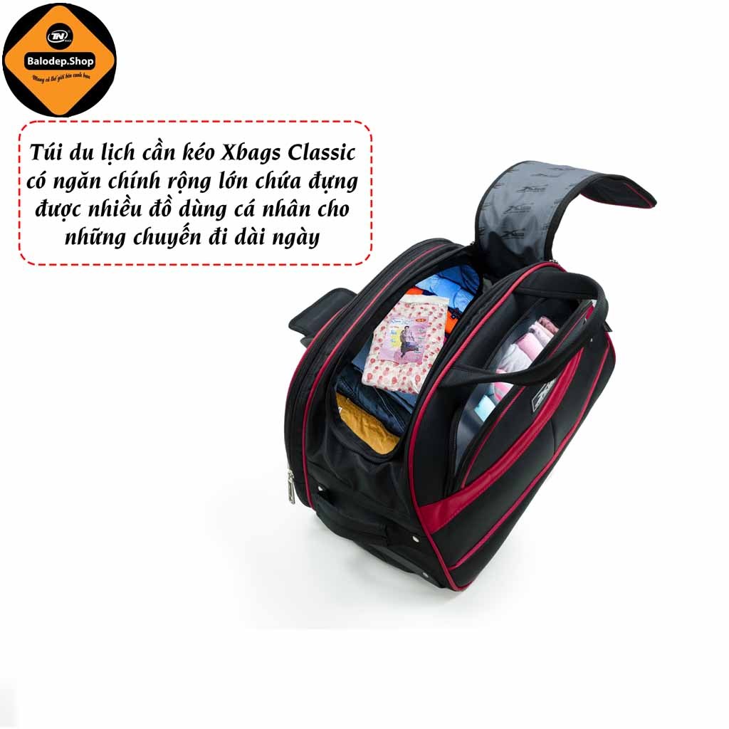 Túi Cần Kéo Cao Cấp Xbags Classic Xb 6102 Chống Thấm Nước, Bánh Xe 360°, Kéo Nhẹ Như Vali Du Lịch!