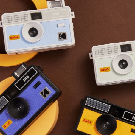 Máy Ảnh Chụp Film Kodak I60 Phong Cách Retro, Tích Hợp Flash Pop Up, Bảo Hành Chính Hãng