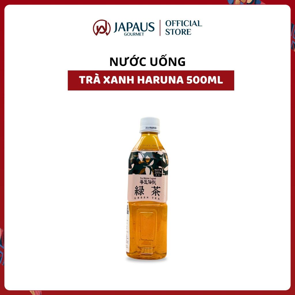 Nước uống trà Haruna 500ml - Oolong đen / Trà xanh / Oolong green