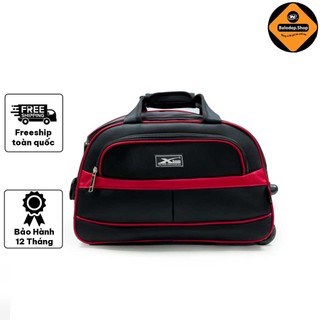 Túi cần kéo du lịch chống thấm Xbags Classic Xb 6102 cao cấp gọn nhẹ sành điệu đen phối đỏ cá tính!