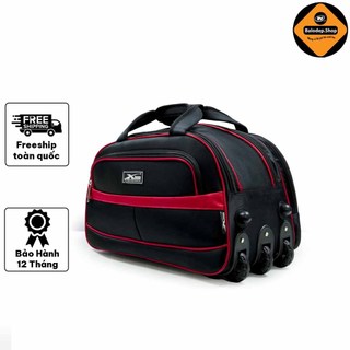 Túi cần kéo du lịch chống thấm Xbags Classic Xb 6102 cao cấp gọn nhẹ sành điệu đen phối đỏ cá tính!