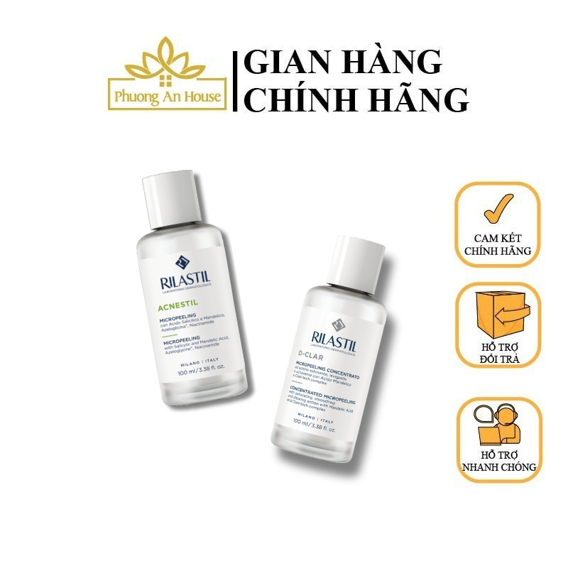 Tẩy da chết giảm mụn và sáng da Rilastil Micropeeling 30ml/100ml - Phương An House