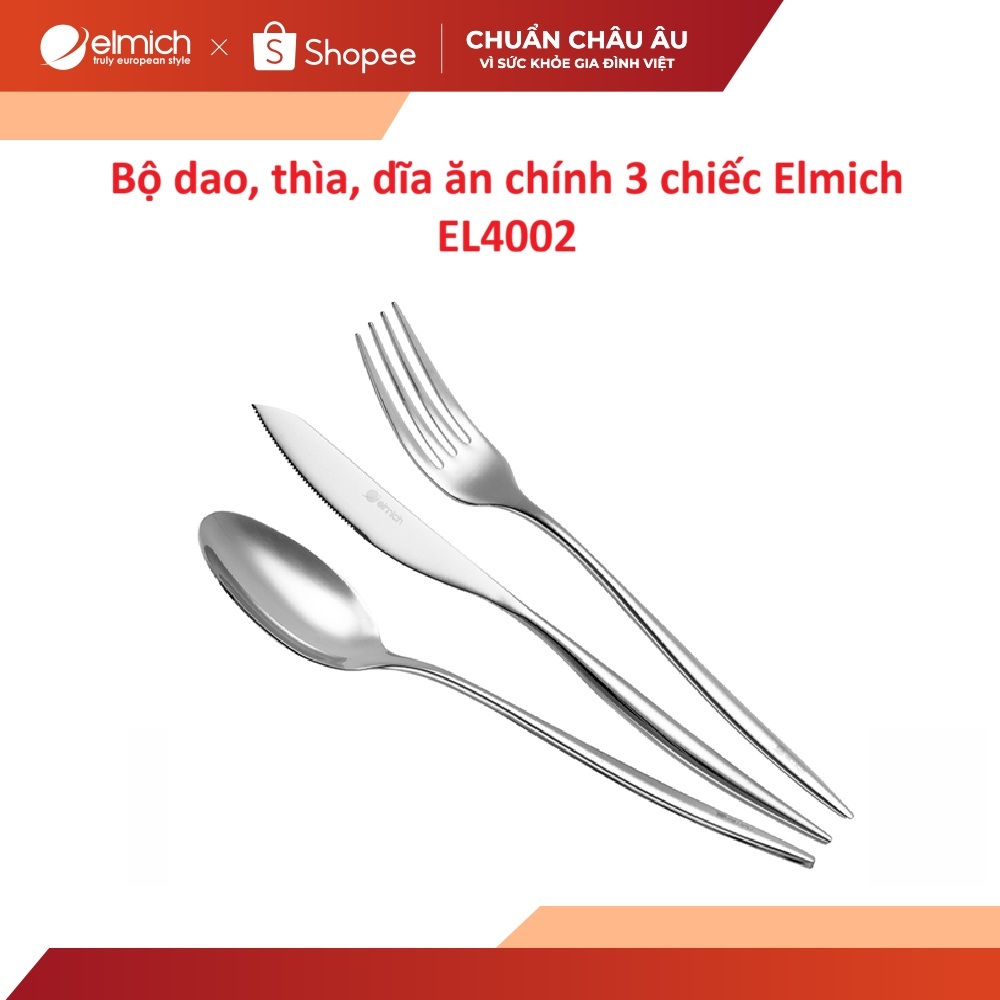 Bộ dao, thìa, dĩa Elmich EL400X