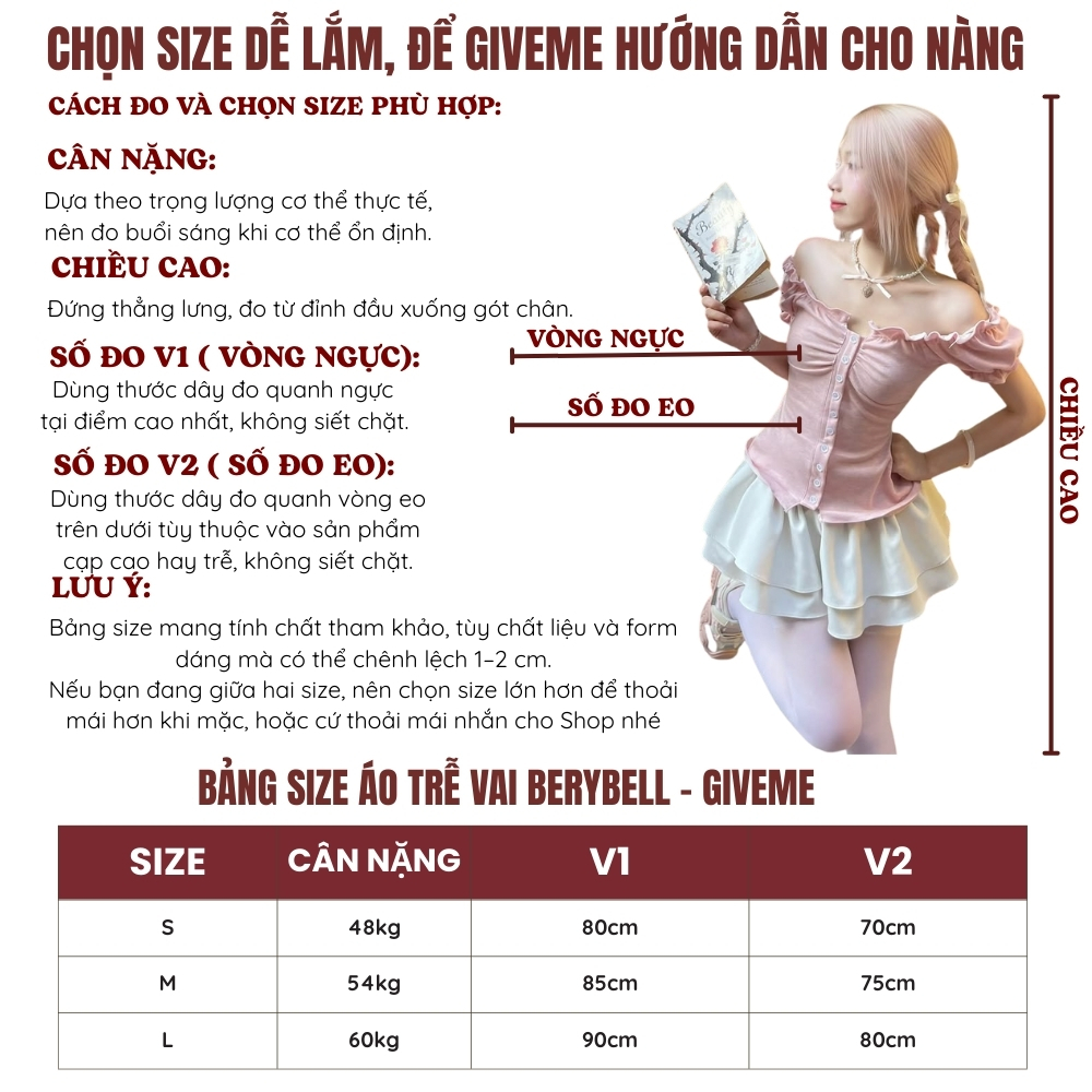 [XẢ KHO] Áo Kiểu Nữ Trễ Vai Tay Bồng Có Dây Thắt Eo Mùa Hè Giveme.clothing_saigon