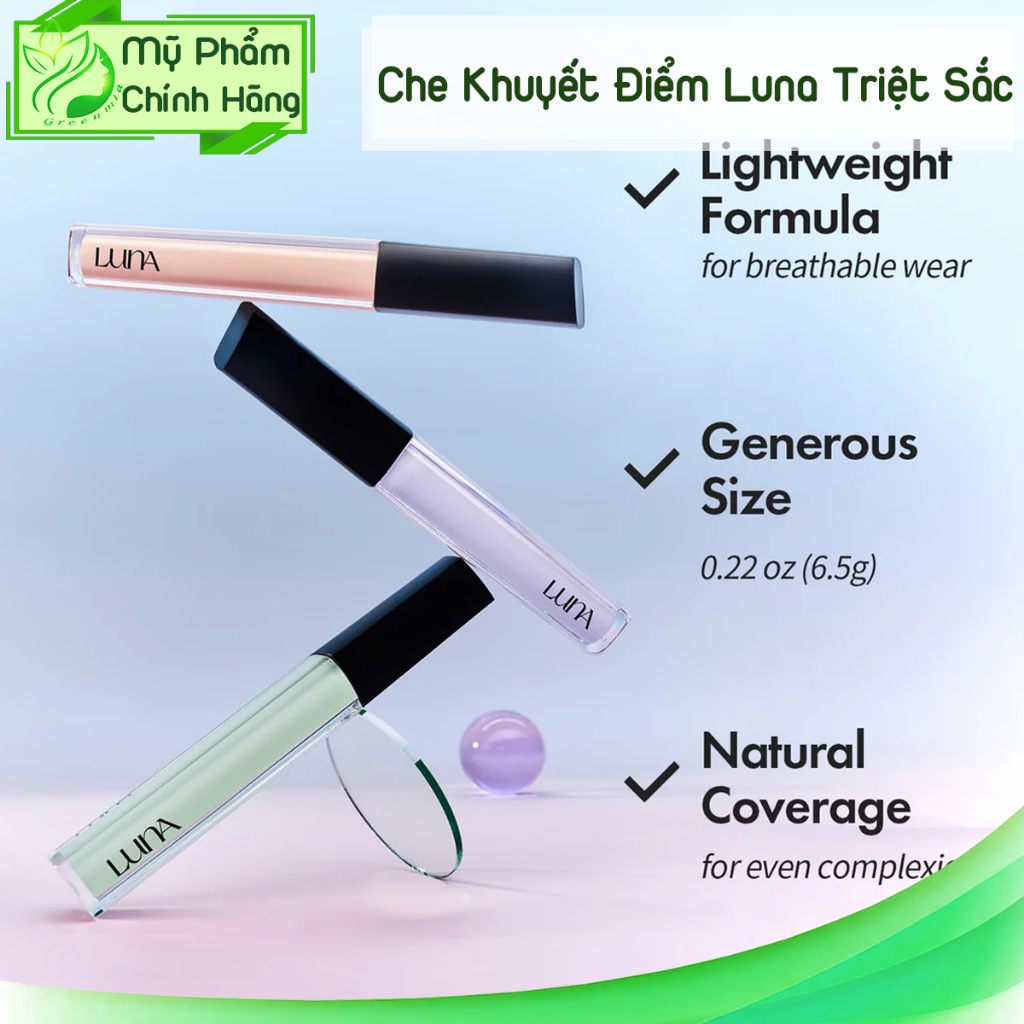 Kem Che Khuyết Điểm Luna Long Lasting Corrector 6.5g Hiệu Chỉnh Sắc Tố ...