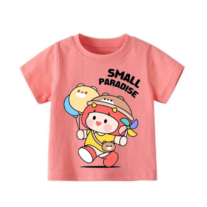👕 Áo Thun Bé Gái mềm mịn thoáng mát in hình dễ thương 👕 AT471