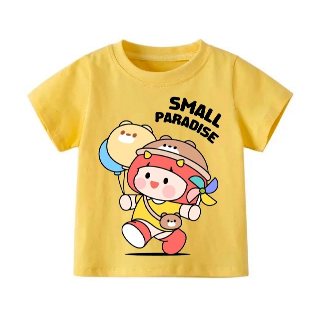 👕 Áo Thun Bé Gái mềm mịn thoáng mát in hình dễ thương 👕 AT471
