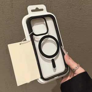 Ốp Lưng Từ Tính Trong Suốt Sang Trọng Dành Cho iP 17 16 15 14 13 12 11 Pro Max X XS Max Plus