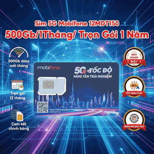 Sim 4G/5G Giá Rẻ 5GB/NGÀY 3GB/NGÀY 12FHN 1000GB 500GB/THÁNG 12FHCM Trọn Gói 1 Năm Sim 4G Viettel Mobifone