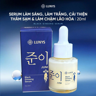 Tinh Chất Serum Black Ginseng Nhân Sâm Đen LUNYS, Dưỡng Trắng Da, Mờ Thâm Sạm, Hỗ Trợ Da Trẻ Trung