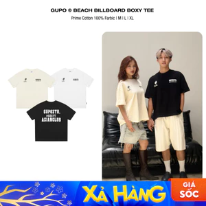 Áo Thun Boxy 280GSM “BEACH BILLBOARD” GUPO Unisex Nam Nữ Cotton Local Brand - TSB05