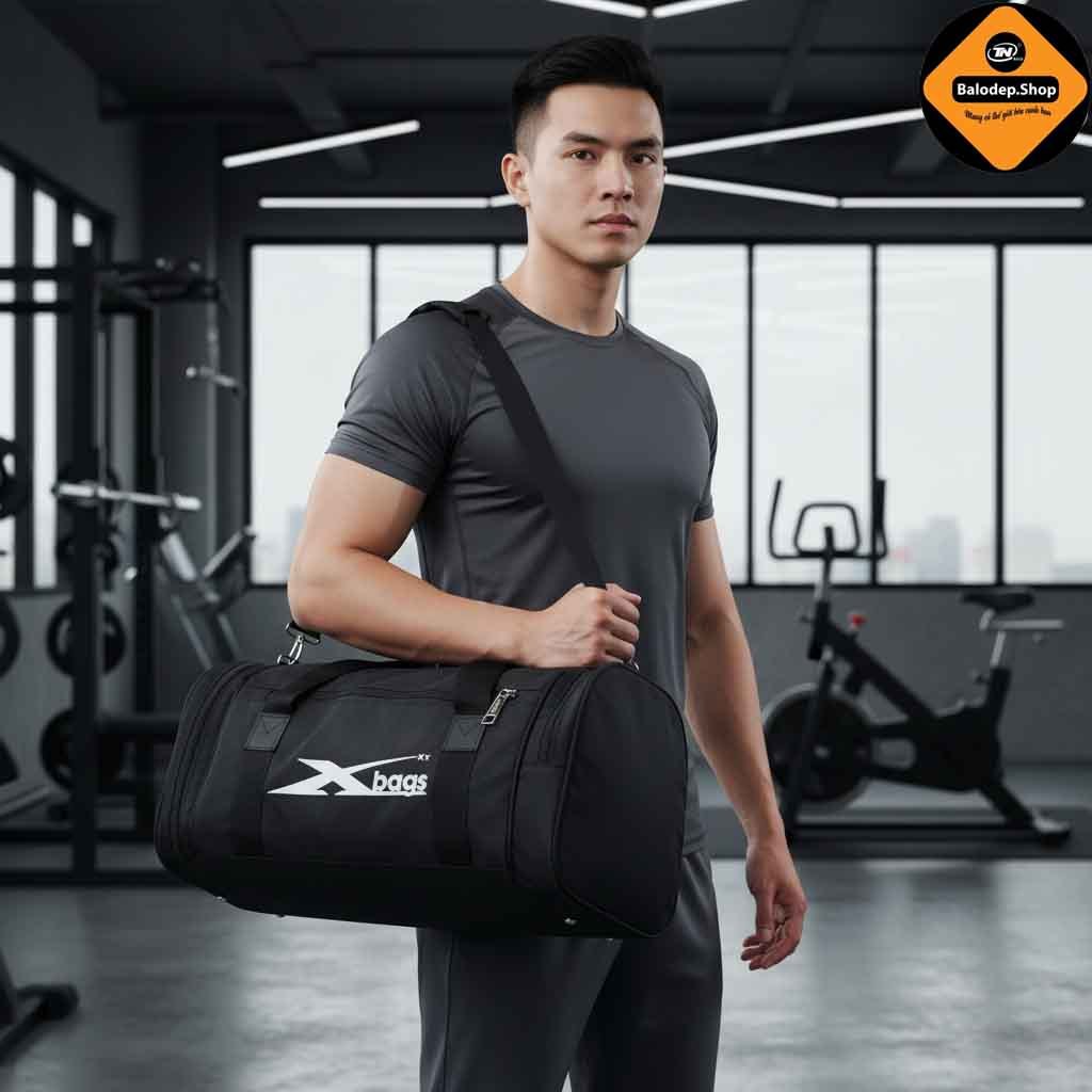 Túi Thể Thao Cao Cấp Xbags XB 6001 – Chống Nước, Ngăn Giày Riêng, Rộng Rãi, Gọn Nhẹ Phong Cách!